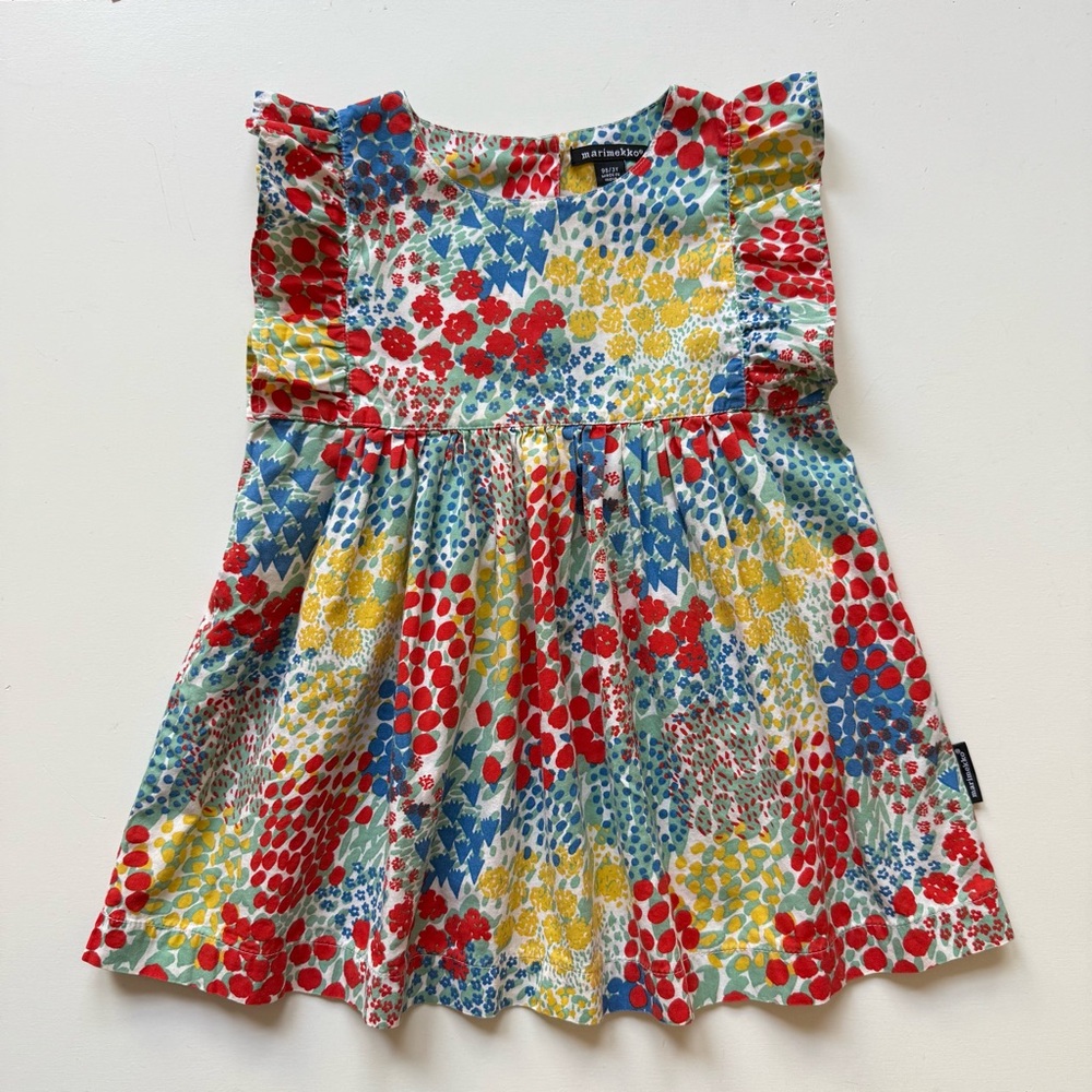 Marimekko Kids Dress - Multicolor Floral Delight